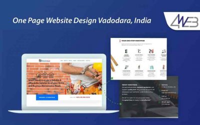 One Page Website Design Vadodara, India