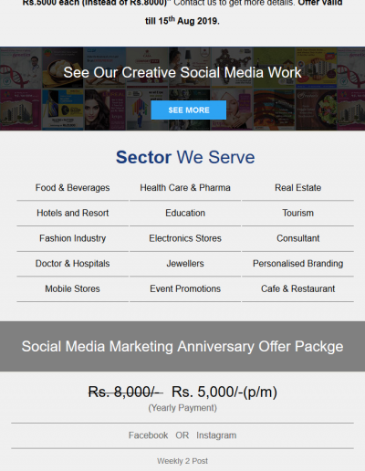 Website Design & Graphics Design agency Email Design Services Vadodara, India